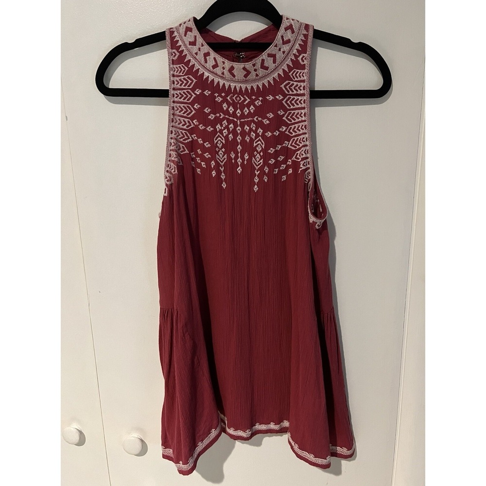 Altar'd‎ State Embroidered Tank Top Size S